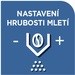 DeLonghi EC 9155W ocelový mlýnek
